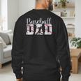 Baseball Dad Happy Fathers Day For Men Boys Baseball Lovers Men's Sweatshirt Back Print