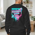 Baseball Dad Home Plate Ice Cream Drip Father's Day Men's Sweatshirt Back Print Baseball Dad Home Plate Ice Cream Drip Father's Day Men's Sweatshirt Back Print