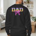 Baseball Dad Ice Cream Drip Game Day Family Matching Men's Sweatshirt Back Print Baseball Dad Ice Cream Drip Game Day Family Matching Men's Sweatshirt Back Print