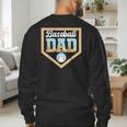 Baseball Dad Ice Cream Drip Home Plate Cool Fathers Day Men's Sweatshirt Back Print Baseball Dad Ice Cream Drip Home Plate Cool Fathers Day Men's Sweatshirt Back Print