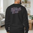 Baseball Dad Graphic Men's Sweatshirt Back Print