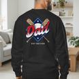 Baseball Dad Baseball Men's Sweatshirt Back Print Baseball Dad Baseball Men's Sweatshirt Back Print