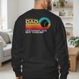 Baseball Dad Like Normal Dad But Cooler Fathers Day Men's Sweatshirt Back Print