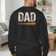 Baseball Dad Novelty Sports Love Fathers Day Men's Sweatshirt Back Print