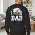 Baseball Dad Baseball Player Game Day Father's Day Men's Sweatshirt Back Print Baseball Dad Baseball Player Game Day Father's Day Men's Sweatshirt Back Print