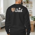 Baseball Dad Softball Dad Father's Day Men's Sweatshirt Back Print Baseball Dad Softball Dad Father's Day Men's Sweatshirt Back Print