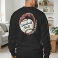 Baseball Dad Softball Glove And Ball Men's Sweatshirt Back Print Baseball Dad Softball Glove And Ball Men's Sweatshirt Back Print