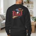 Baseball Dad Sport Fan Father Men Baseball Fathers Day Men's Sweatshirt Back Print Baseball Dad Sport Fan Father Men Baseball Fathers Day Men's Sweatshirt Back Print