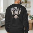 Baseball Dad Sport Father Outfit For Proud Papa Men's Sweatshirt Back Print Baseball Dad Sport Father Outfit For Proud Papa Men's Sweatshirt Back Print