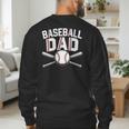 Baseball Dad Tees For Men Boys Kid Happy Fathers Day Men's Sweatshirt Back Print