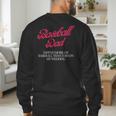 Baseball Dad Travel Ball Little League Husband Wedding Men's Sweatshirt Back Print Baseball Dad Travel Ball Little League Husband Wedding Men's Sweatshirt Back Print