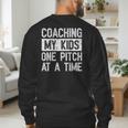 Baseball Dad Vintage Coaching My Kids One Pitch At A Time Men's Sweatshirt Back Print Baseball Dad Vintage Coaching My Kids One Pitch At A Time Men's Sweatshirt Back Print