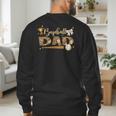 Baseball Dad Vintage Baseball Lover Men's Sweatshirt Back Print