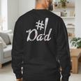 Baseball Player Dad Papa Fathers Day Number One Baseball Dad Men's Sweatshirt Back Print Baseball Player Dad Papa Fathers Day Number One Baseball Dad Men's Sweatshirt Back Print