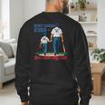 Best Coach Ever Fathers Day Baseball Dad Papa Sports Lover Men's Sweatshirt Back Print