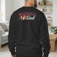 Cheer Baseball Dad My Favorite Cheerleader Calls Me Dad Red Men's Sweatshirt Back Print Cheer Baseball Dad My Favorite Cheerleader Calls Me Dad Red Men's Sweatshirt Back Print