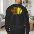 Dad Of Ballers Behind Every Softball Player Baseball Dads Men's Sweatshirt Back Print