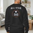 Dad Baseball Tee For Men And Dad Birthday Baseball Dad Men's Sweatshirt Back Print