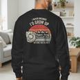 I Never Dreamed I'd Grow Up To Be A Super Sexy Baseball Dad Men's Sweatshirt Back Print
