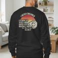 I Never Dreamed Super Sexy Baseball Dad Men's Sweatshirt Back Print
