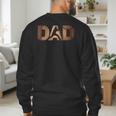 Fathers Day Baseball Player Baseball Dad Men's Sweatshirt Back Print
