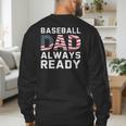 Homerun Baseball Dad Baseball Lovers Father Fathers Day Men's Sweatshirt Back Print Homerun Baseball Dad Baseball Lovers Father Fathers Day Men's Sweatshirt Back Print