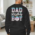 Ice Cream Baseball Dad Birthday Boy Drip Bat Sweet Baseball Men's Sweatshirt Back Print