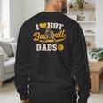 I Love Hot Baseball Dads Baseball Lovers Players Men's Sweatshirt Back Print