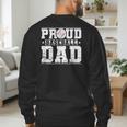 Proud Baseball Dad Sports Father Baseball Fan Men's Sweatshirt Back Print Proud Baseball Dad Sports Father Baseball Fan Men's Sweatshirt Back Print