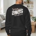 Proud Stepdad Of A 2025 Senior Baseball Dad Graduation Men's Sweatshirt Back Print Proud Stepdad Of A 2025 Senior Baseball Dad Graduation Men's Sweatshirt Back Print