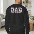 Retro Baseball Dad Daddy Father Happy Fathers Day Men Guys Men's Sweatshirt Back Print Retro Baseball Dad Daddy Father Happy Fathers Day Men Guys Men's Sweatshirt Back Print