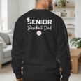 Senior 2025 Baseball Dad Parent Helper Baseball Graduate Men's Sweatshirt Back Print