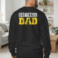 Softball Dad Like A Baseball Dad Definition Men's Sweatshirt Back Print Softball Dad Like A Baseball Dad Definition Men's Sweatshirt Back Print