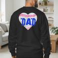 Softball Dad Baseball Dad Tee Ball Dad Men's Sweatshirt Back Print Softball Dad Baseball Dad Tee Ball Dad Men's Sweatshirt Back Print