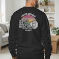 Super Sexy Baseball Dad Killing It Men's Sweatshirt Back Print