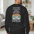 Super Sexy Baseball Dad Here I Am Men's Sweatshirt Back Print