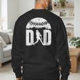 Vintage Baseball Dad Clothing Daddy Father's Day Men's Sweatshirt Back Print Vintage Baseball Dad Clothing Daddy Father's Day Men's Sweatshirt Back Print