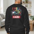 I Yell Because I Care Baseball Dad Father's Day Boys Summer Men's Sweatshirt Back Print I Yell Because I Care Baseball Dad Father's Day Boys Summer Men's Sweatshirt Back Print