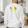 Ball Dad Softball Baseball Dad Daddy Premium Men's Sweatshirt Back Print Ball Dad Softball Baseball Dad Daddy Premium Men's Sweatshirt Back Print