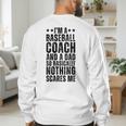 Baseball Coach And A Dad So Basically Baseball Dad Men's Sweatshirt Back Print
