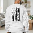 Baseball Dad American Flag Grunge Retro Vintage Father Raglan Baseball Tee Men's Sweatshirt Back Print Baseball Dad American Flag Grunge Retro Vintage Father Raglan Baseball Tee Men's Sweatshirt Back Print