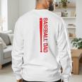 Baseball Dad Baseball American US Flag Baseball Sport Team Premium Men's Sweatshirt Back Print Baseball Dad Baseball American US Flag Baseball Sport Team Premium Men's Sweatshirt Back Print