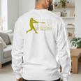 Baseball Dad Of Ballers Raglan Baseball Tee Men's Sweatshirt Back Print