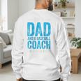 Baseball Dad Coach Father's Day Raglan Baseball Tee Men's Sweatshirt Back Print Baseball Dad Coach Father's Day Raglan Baseball Tee Men's Sweatshirt Back Print