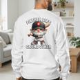 Baseball Dad Gnome For Baseball Grandpa Fathers Day Premium Tri-Blend Men's Sweatshirt Back Print