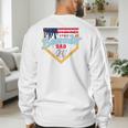 Baseball Dad Ice Cream Drip Father American Flag 4th Of July Men's Sweatshirt Back Print Baseball Dad Ice Cream Drip Father American Flag 4th Of July Men's Sweatshirt Back Print