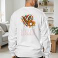 Baseball Dad Leopard Heart Colorful Premium Men's Sweatshirt Back Print Baseball Dad Leopard Heart Colorful Premium Men's Sweatshirt Back Print