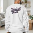 Baseball Dad Graphic Premium Tri-Blend Men's Sweatshirt Back Print