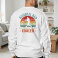 Baseball Dad Like A Regular Dad But Cooler Father's Day Premium Men's Sweatshirt Back Print Baseball Dad Like A Regular Dad But Cooler Father's Day Premium Men's Sweatshirt Back Print