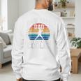 Baseball Dad Like a Regular Dad But Cooler Raglan Baseball Tee Men's Sweatshirt Back Print